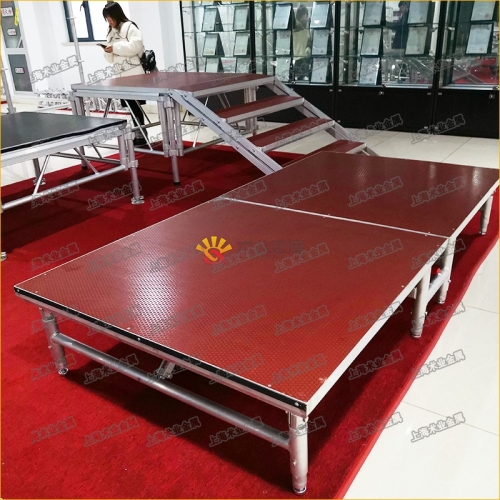 酒店帶輪折疊舞臺(tái)
